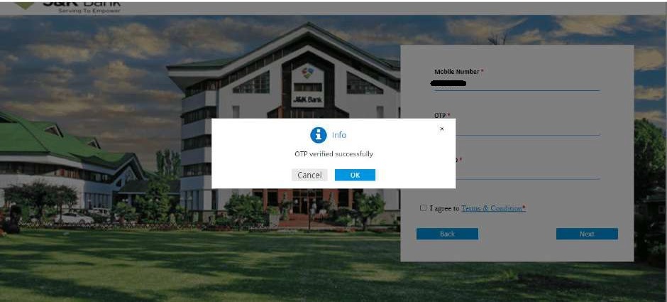 open account in jk bank online