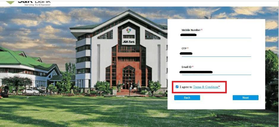 open account in jk bank online
