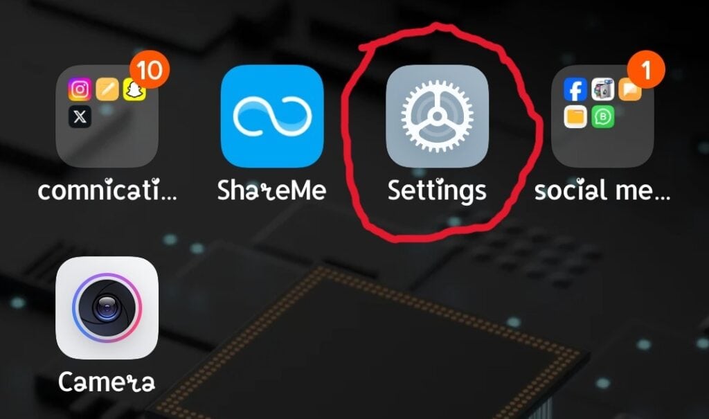 settings app